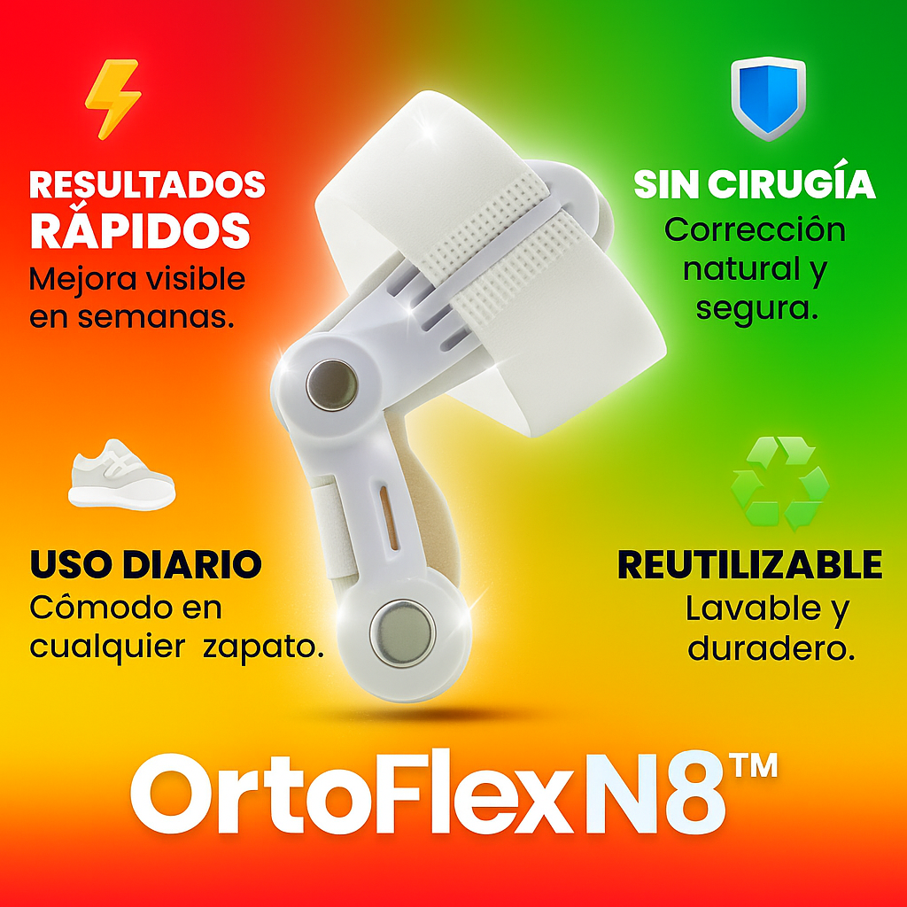 OrtoFlex N8™ – Corrige, alivia y transforma tu paso.