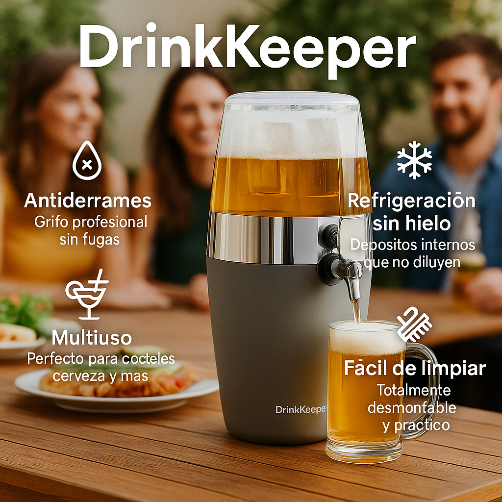 DrinkKeeper™ - Dispensador de Bebidas InnovaGoods