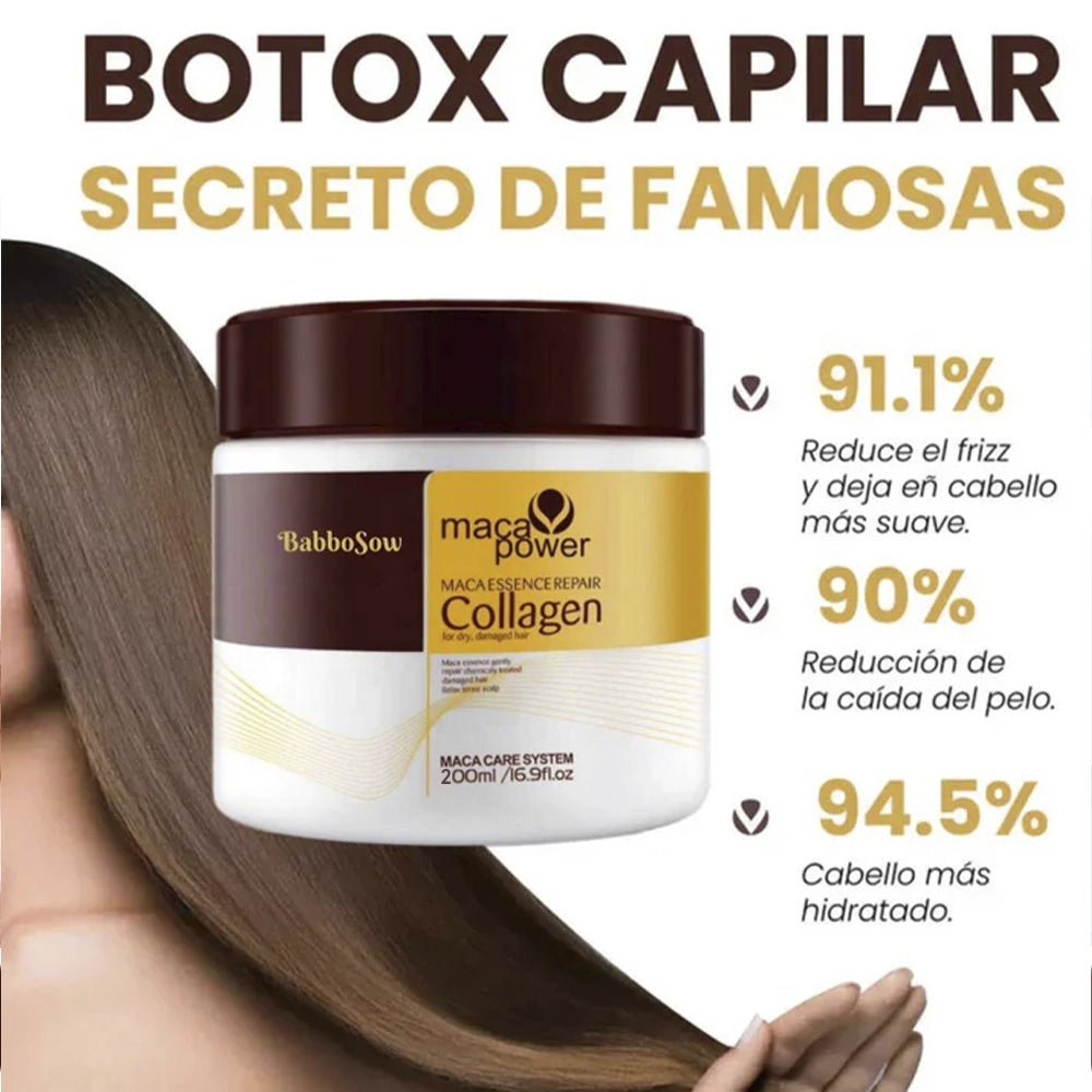 macapower® Mascarilla Capilar con Colágeno 200ml