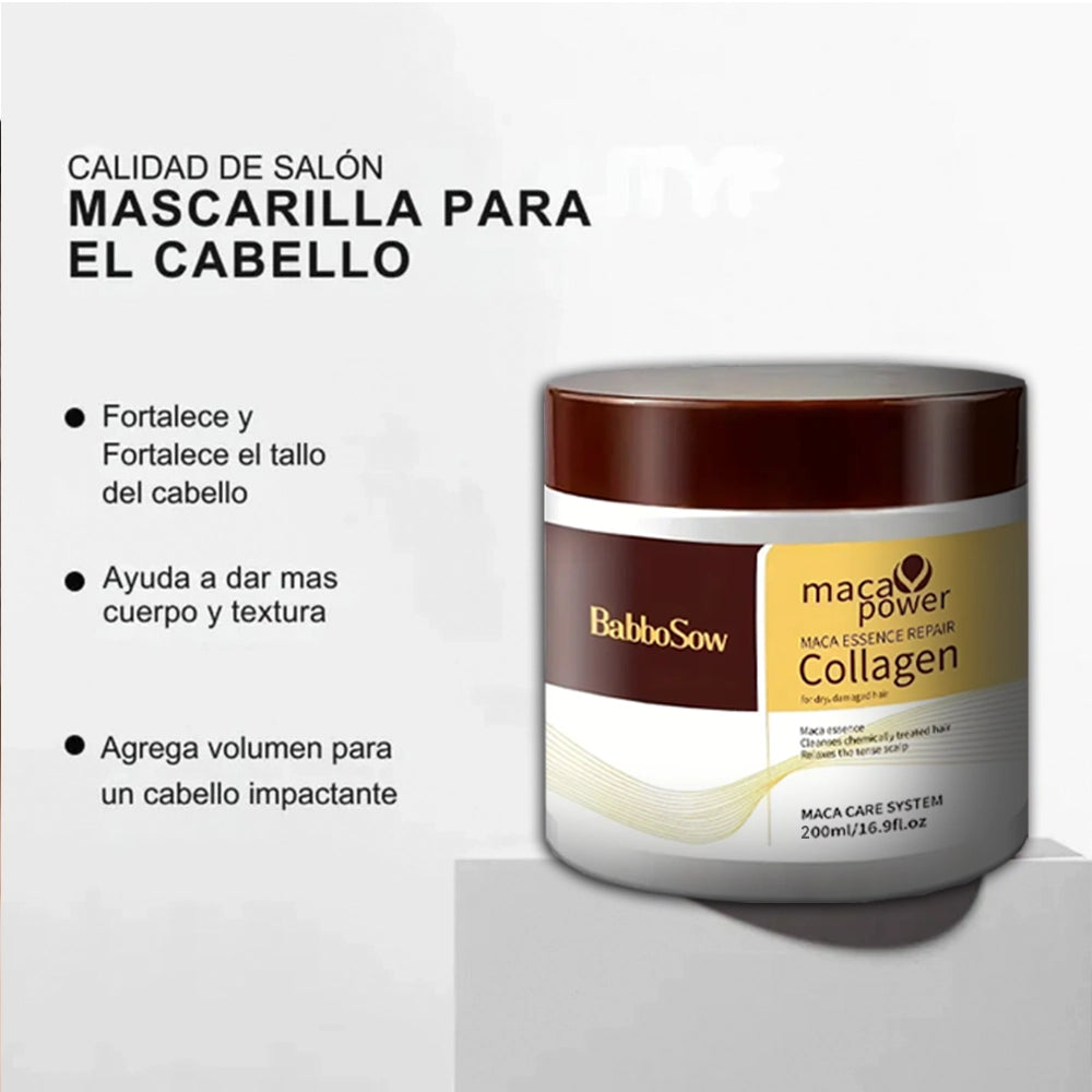 macapower® Mascarilla Capilar con Colágeno 200ml