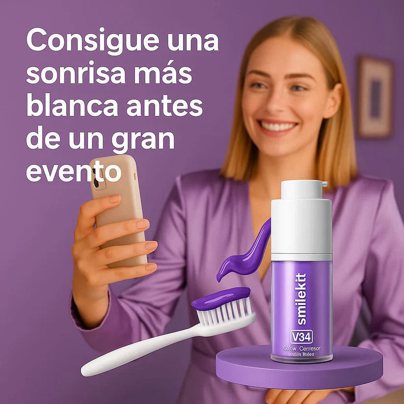 Serum Blanqueador Dental SmileKit™ V34