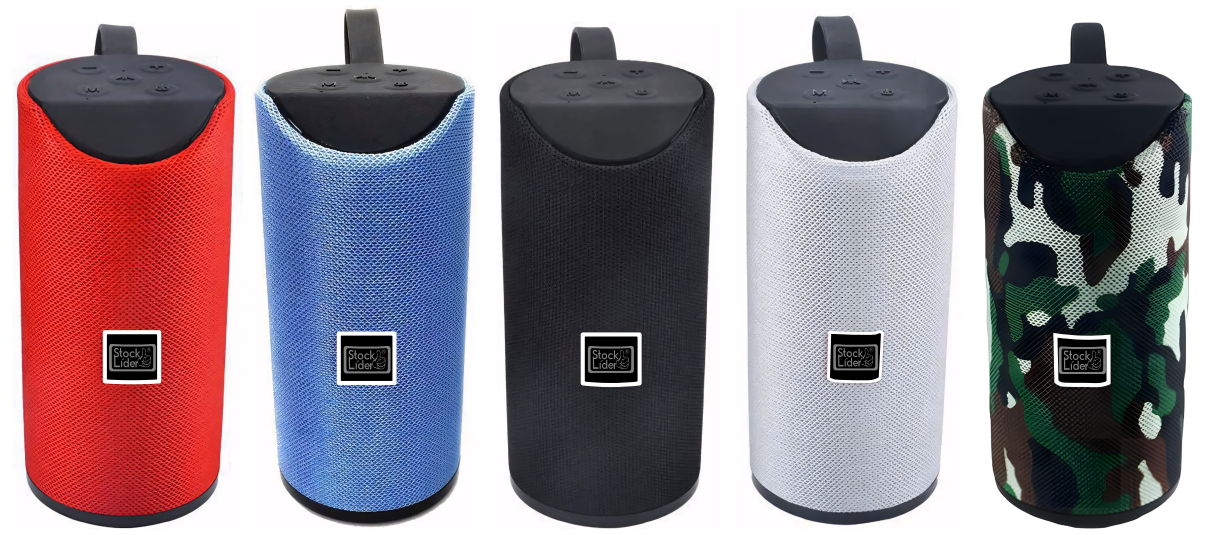 T113 PRO Altavoz Bluetooth 10W — Sonido 360°, Batería 4h y Soporte Móvil