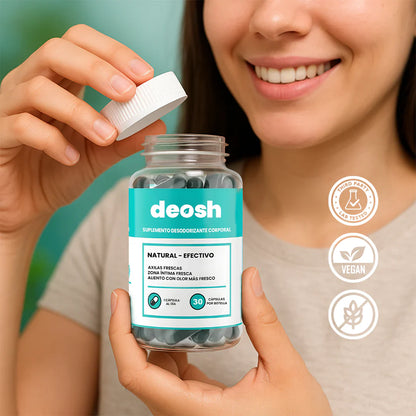 DEOS™ – Cápsulas que eliminan el mal olor desde adentro