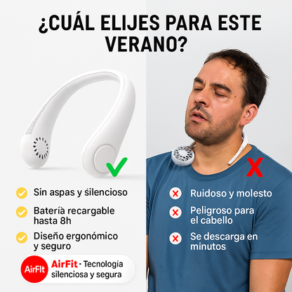 AirFit™ - Ventilador de Cuello Portátil