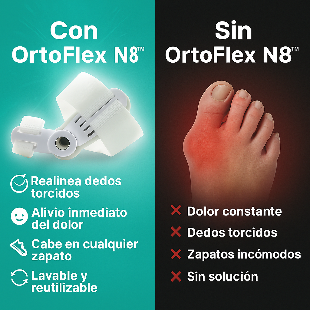 OrtoFlex N8™ – Corrige, alivia y transforma tu paso.