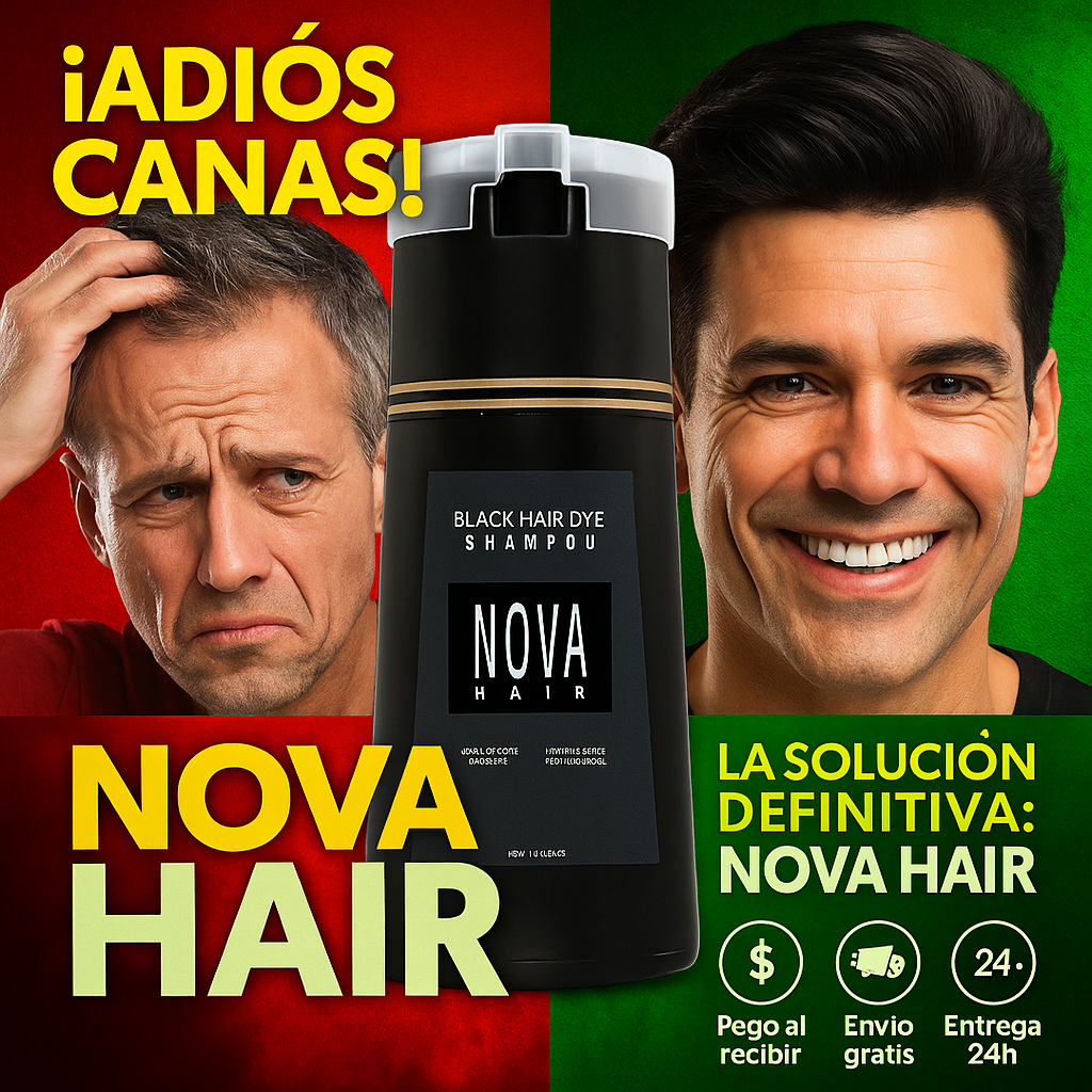 Champú Rejuvenecedor NOVA – Negro Intenso
