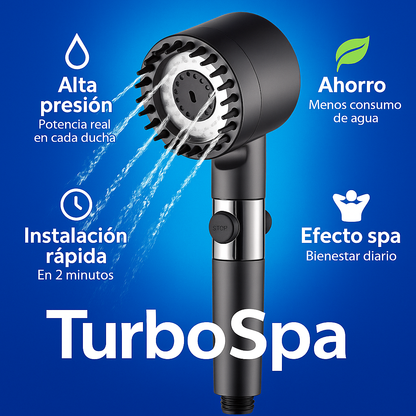 TurboSpa™ – Ducha Potente y Ahorro de Agua - 38% OFF