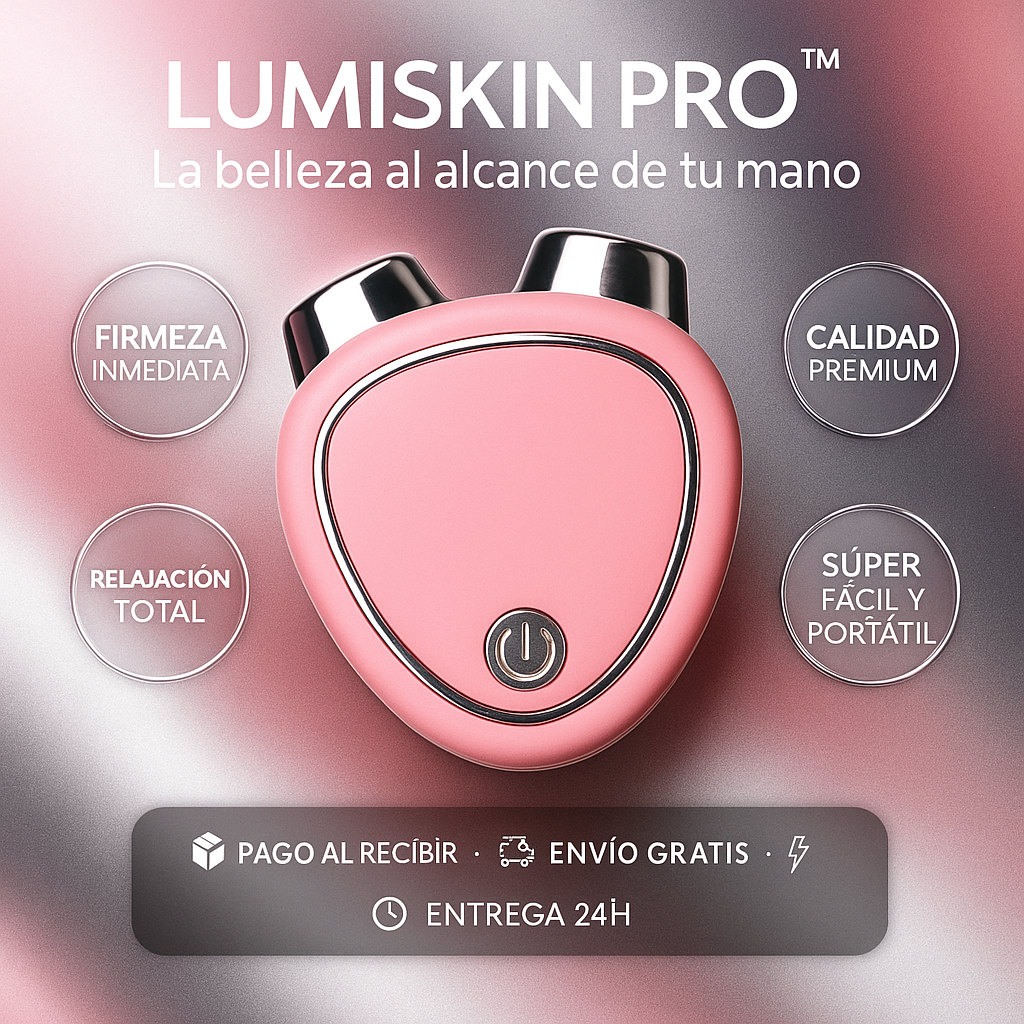 Lumiskin PRO™ - Mini masajeador facial portátil