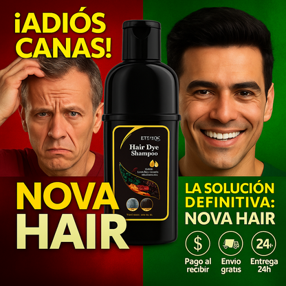 Champú Rejuvenecedor NOVA – Negro/Marrón Intenso