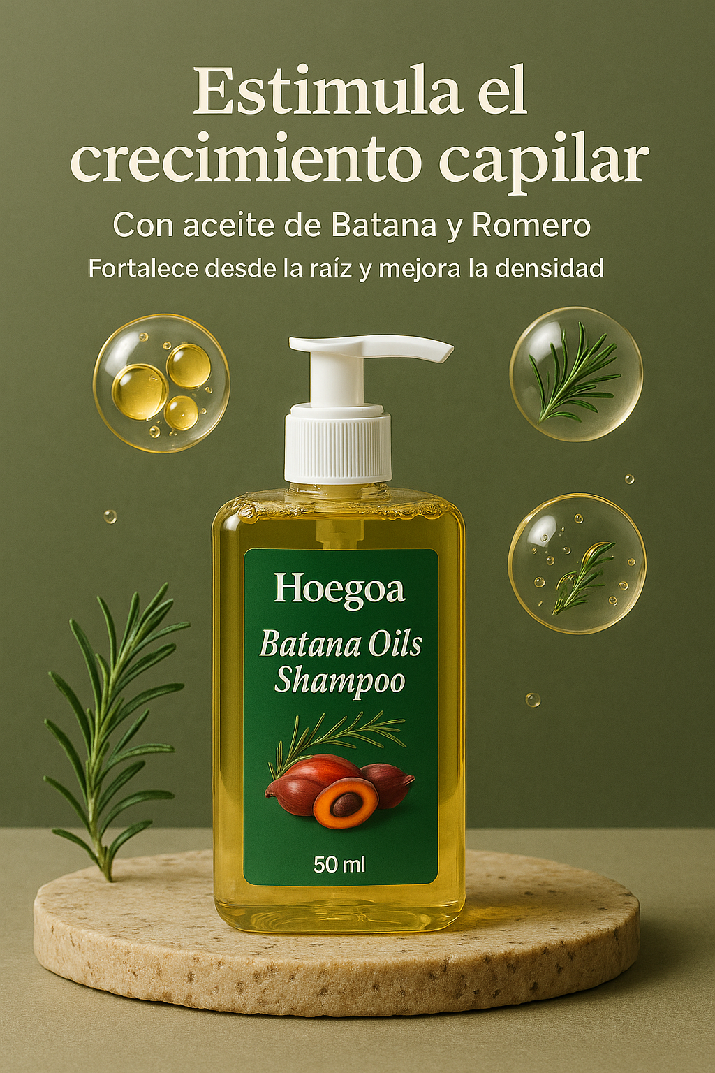 Champú de Batana con Extracto de Romero - 100ml