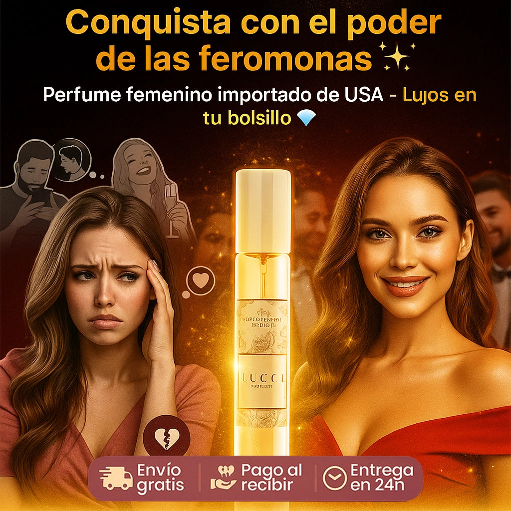 Lucci Pour Femme 33ml – Perfume Importado de USA con Feromonas que Despierta Atracción