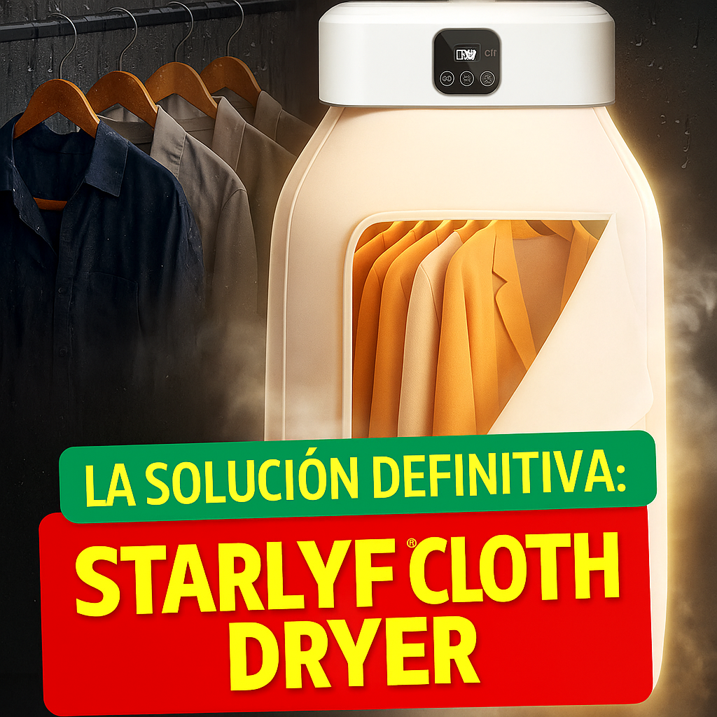 Cloth Dryer - Secadora de ropa portátil con temporizador, esterilizador y de bajo consumo