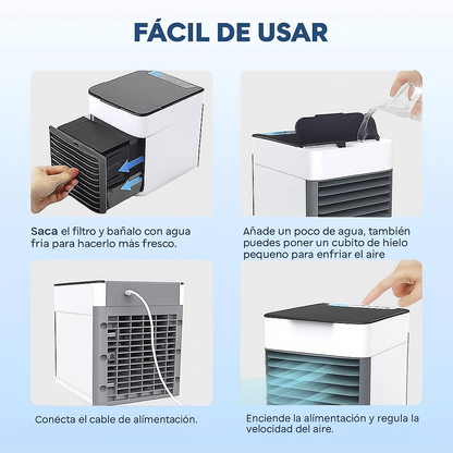 🌬️ Aire Acondicionado Portátil – Tu Solución Minimalista contra el Calor Sofocante ❄️