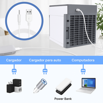 🌬️ Aire Acondicionado Portátil – Tu Solución Minimalista contra el Calor Sofocante ❄️