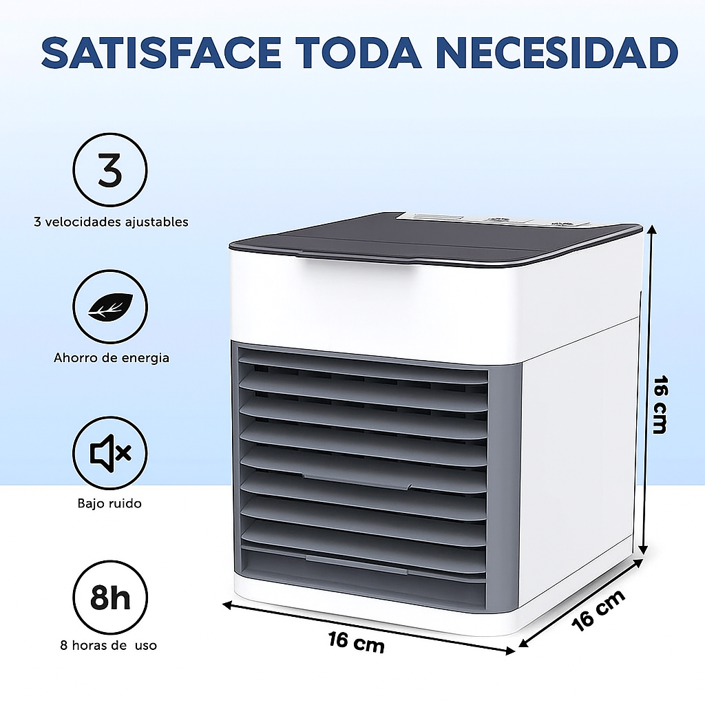 🌬️ Aire Acondicionado Portátil – Tu Solución Minimalista contra el Calor Sofocante ❄️