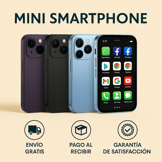 Minimate Smartphone 3G  + 1x Cable de carga + 1x Funda + protector de pantalla