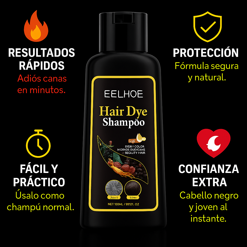 Champú Rejuvenecedor NOVA – Negro/Marrón Intenso
