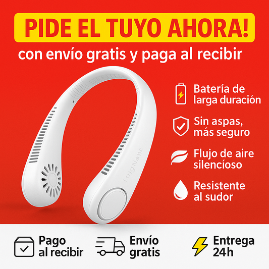 AirFit™ - Ventilador de Cuello Portátil