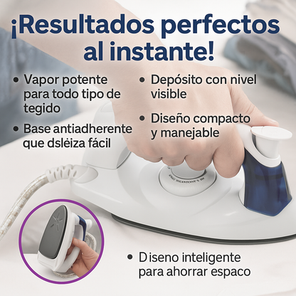 Plancha de Viaje con Vapor – Ropa Impecable en Cualquier Lugar