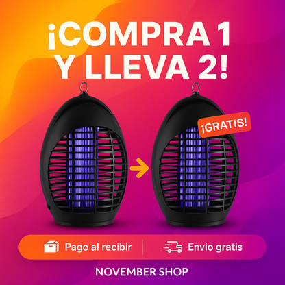 Pack 2 LAMPARAs ANTIMOSQUITOS ecológico, sin productos químicos