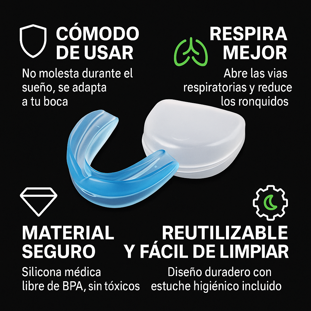 Protector Bucal Antirronquidos Snoreeze™ – Unisex