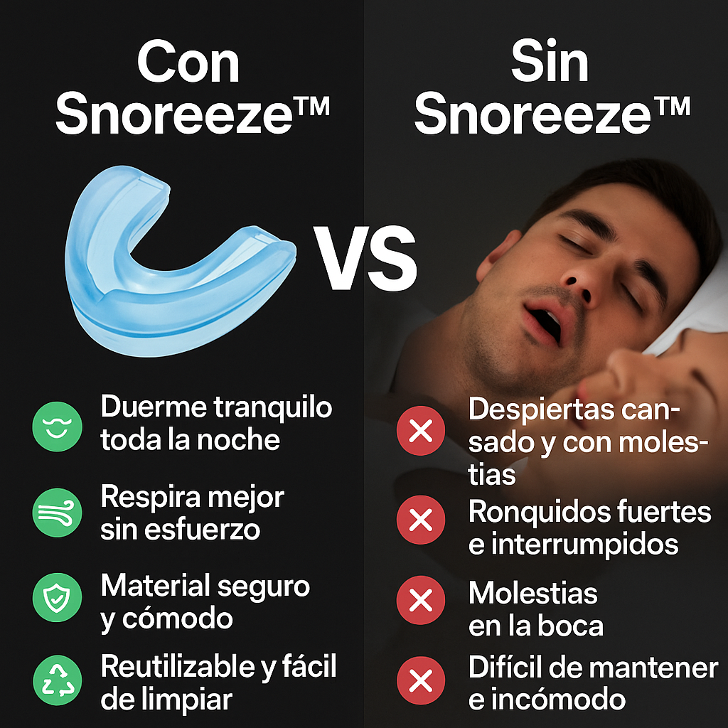 Protector Bucal Antirronquidos Snoreeze™ – Unisex