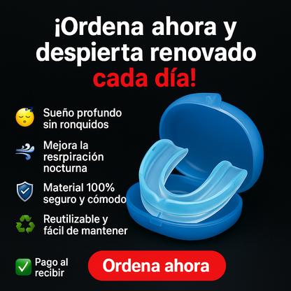 Protector Bucal Antirronquidos Snoreeze™ – Unisex