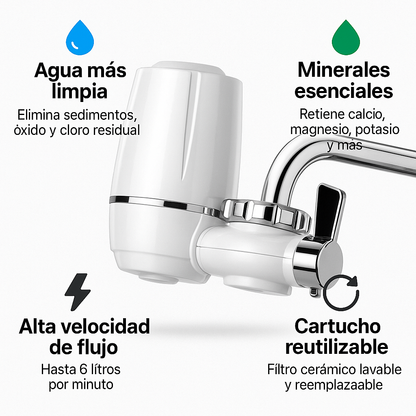 AquaPure Max - Filtro de agua para grifo