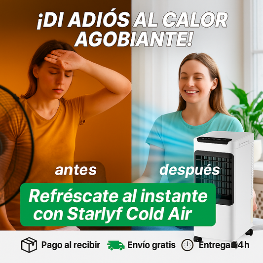 ❄️ Starlyf Cold Air™ – Enfría hasta 15 °C sin instalación