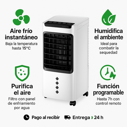 ❄️ Starlyf Cold Air™ – Enfría hasta 15 °C sin instalación