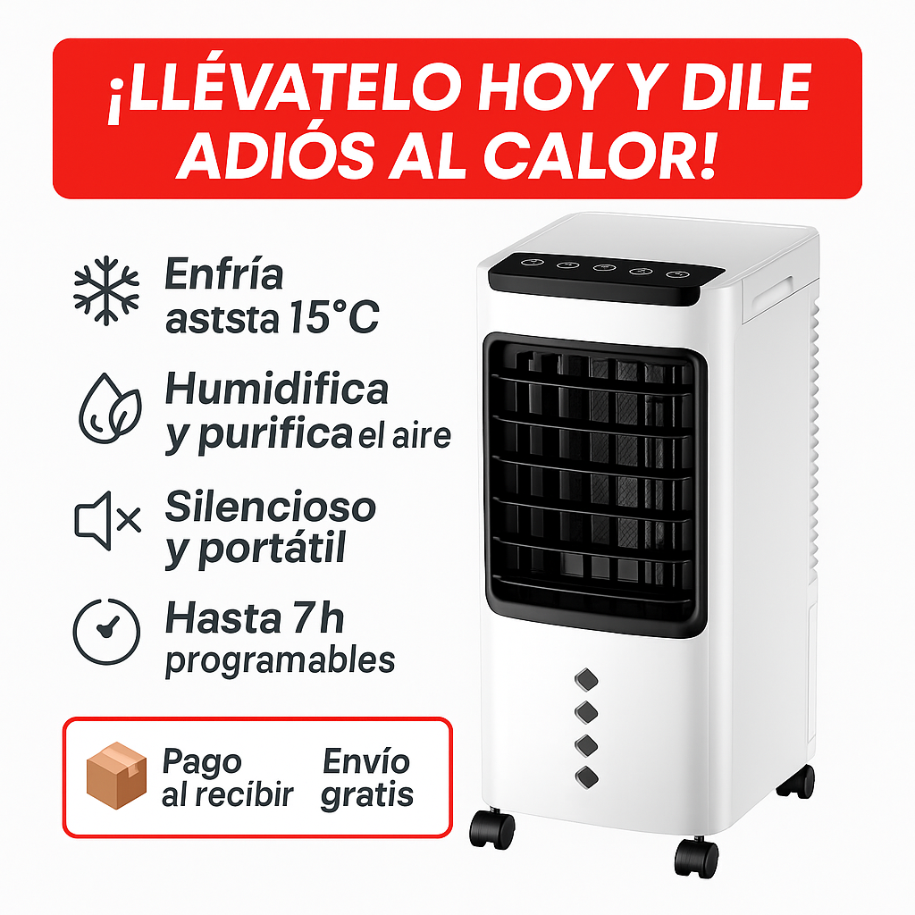❄️ Starlyf Cold Air™ – Enfría hasta 15 °C sin instalación
