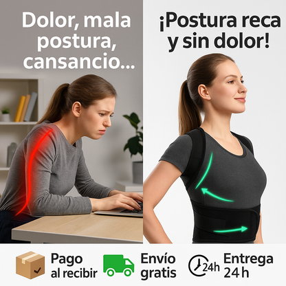 Corrector de Postura Ergonómico – Alivio y Comodidad Todo el Día