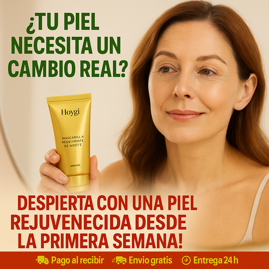 Hoygi Mascarilla Envolvente de Noche 75g – Regenera, Ilumina y Rejuvenece Mientras Duermes