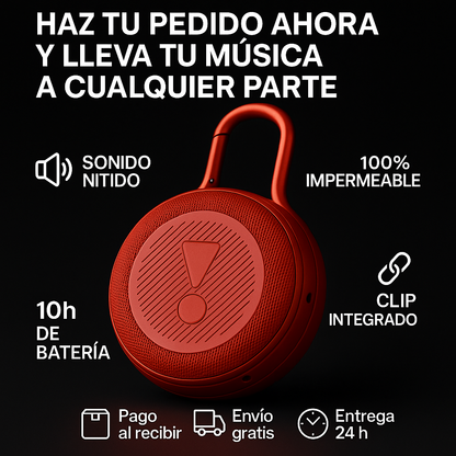 Altavoz Clip 3 – Potencia portátil en la palma de tu mano