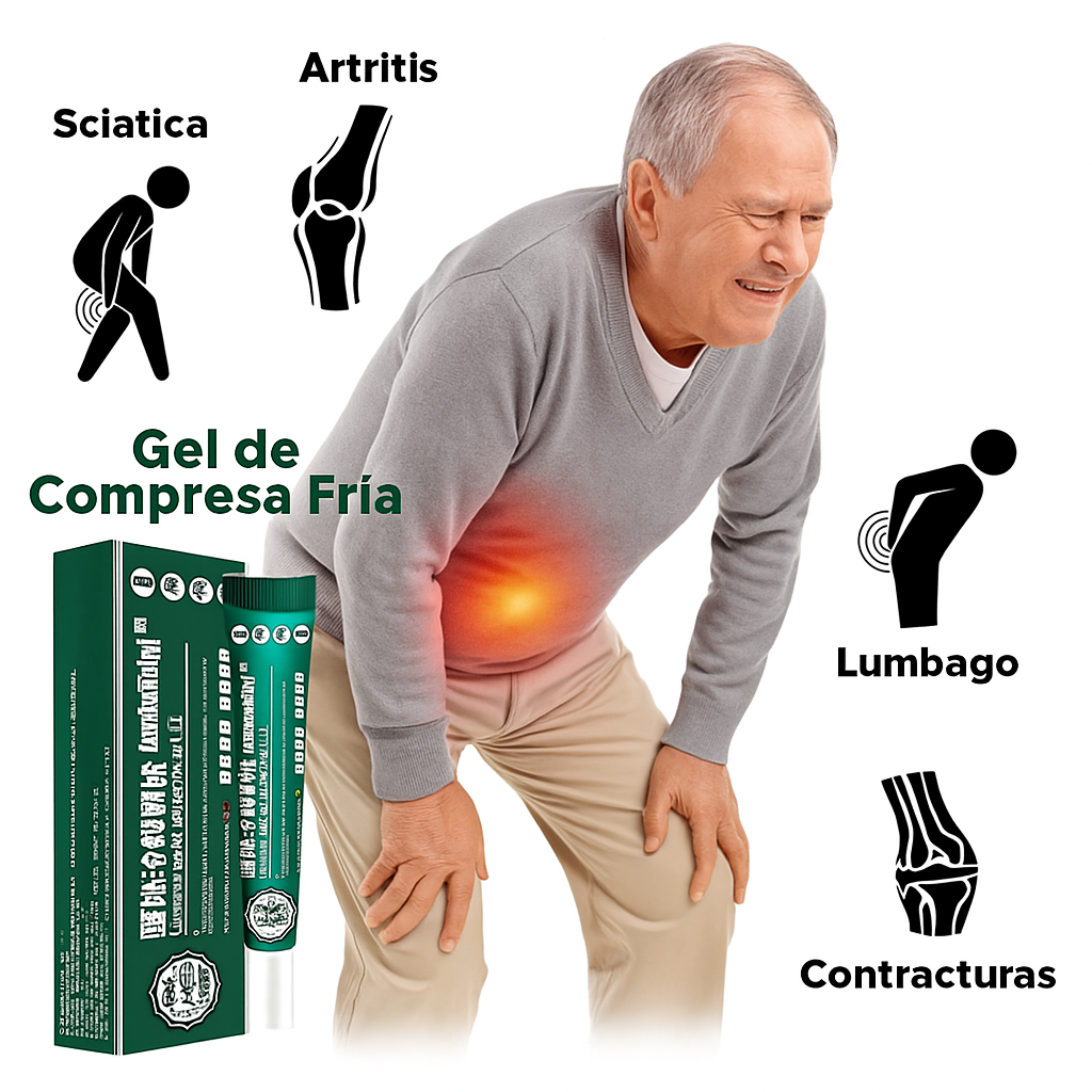 Compresa Fría de Gel Reutilizable – Alivio Instantáneo
