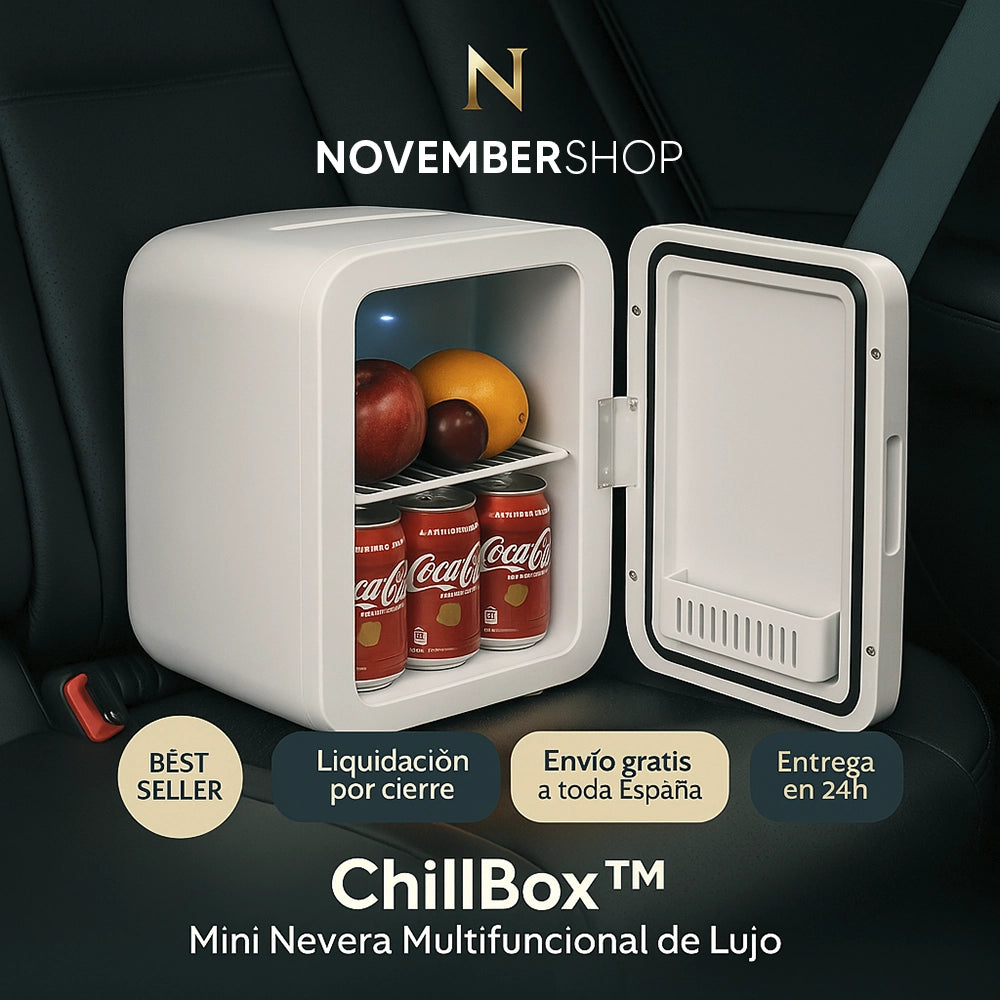 🧊 November ChillBox™ – Mini Nevera Multifuncional de Lujo