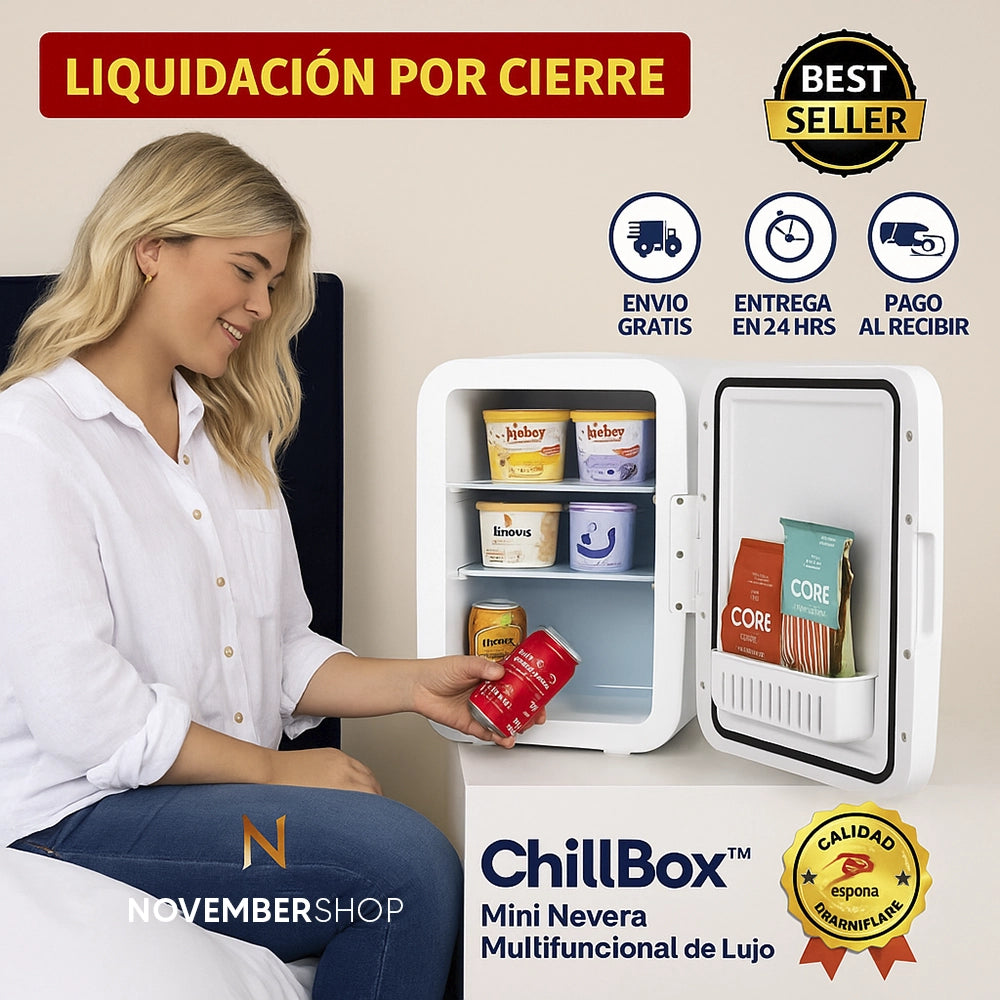 🧊 November ChillBox™ – Mini Nevera Multifuncional de Lujo