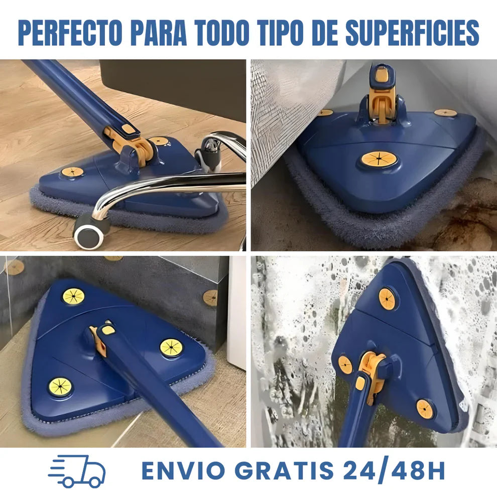 Mopa triangular 360º + 2 Recambios GRATIS