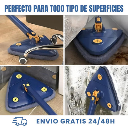 Mopa triangular 360º + 2 Recambios GRATIS