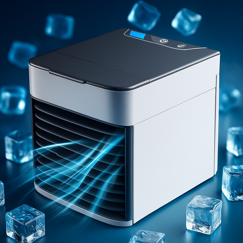 🌬️ Aire Acondicionado Portátil – Tu Solución Minimalista contra el Calor Sofocante ❄️