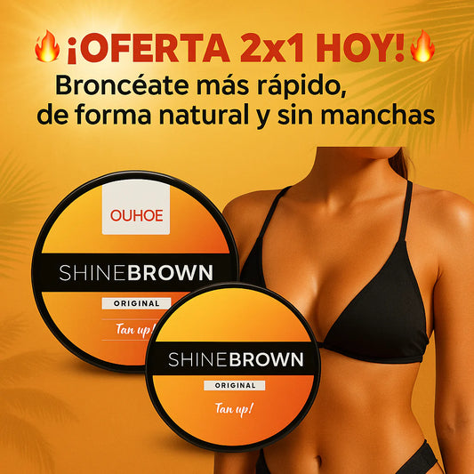 ShineBrown™ - El Bronceador que Revolucionará tu Verano EN OFERTA 2X1 HOY