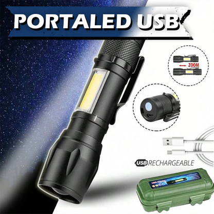 Linterna PortaLED USB