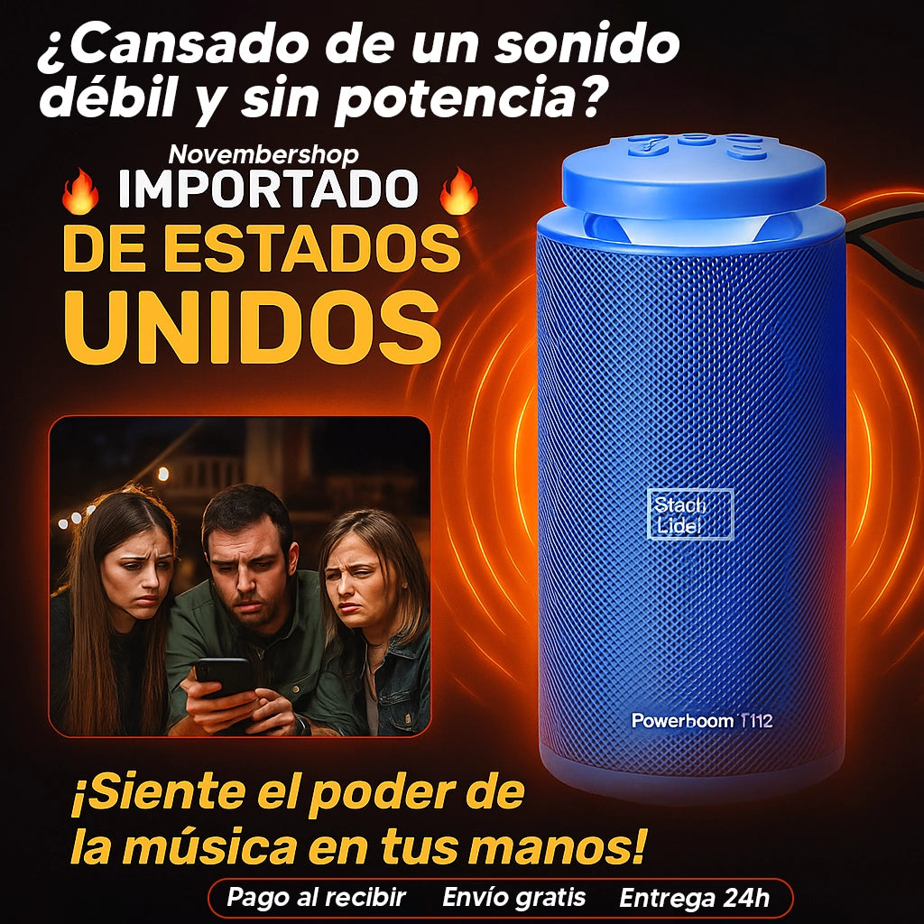 Altavoz PowerBoom T112 - El sonido que manda en la fiesta