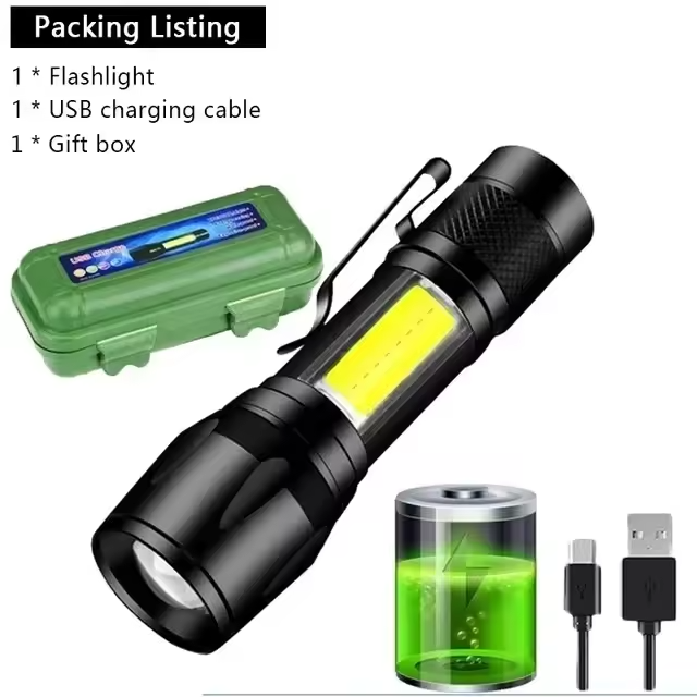 Linterna PortaLED USB