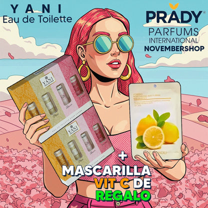Eau de Toilette Yani® Set 30ml + Mascarilla Vitamina C de REGALO