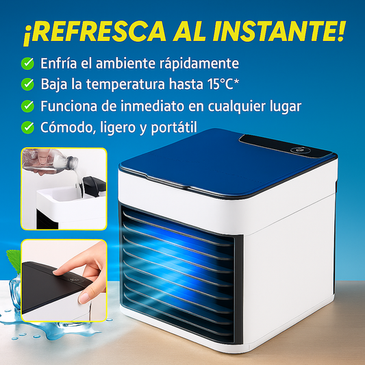 🌬️ Aire Acondicionado Portátil – Tu Solución Minimalista contra el Calor Sofocante ❄️