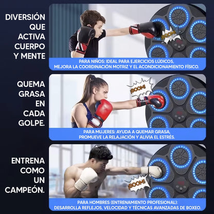 PulseBox™ – Máquina de Boxeo con Bluetooth y 9 Modos de Entrenamiento + Guantes de Regalo