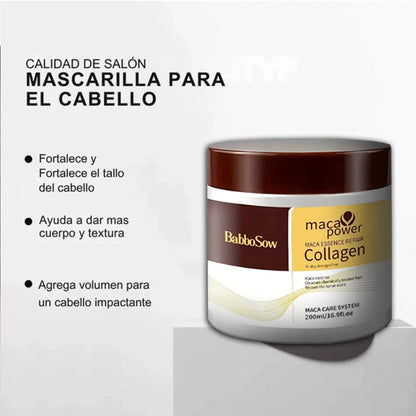macapower® Mascarilla Capilar con Colágeno 200ml