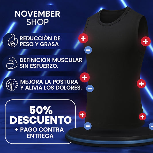 [COMPRA 1, LLEVA 2] MAXREDUCE - Camiseta Reductora - Tecnología Iónica e Infrarroja