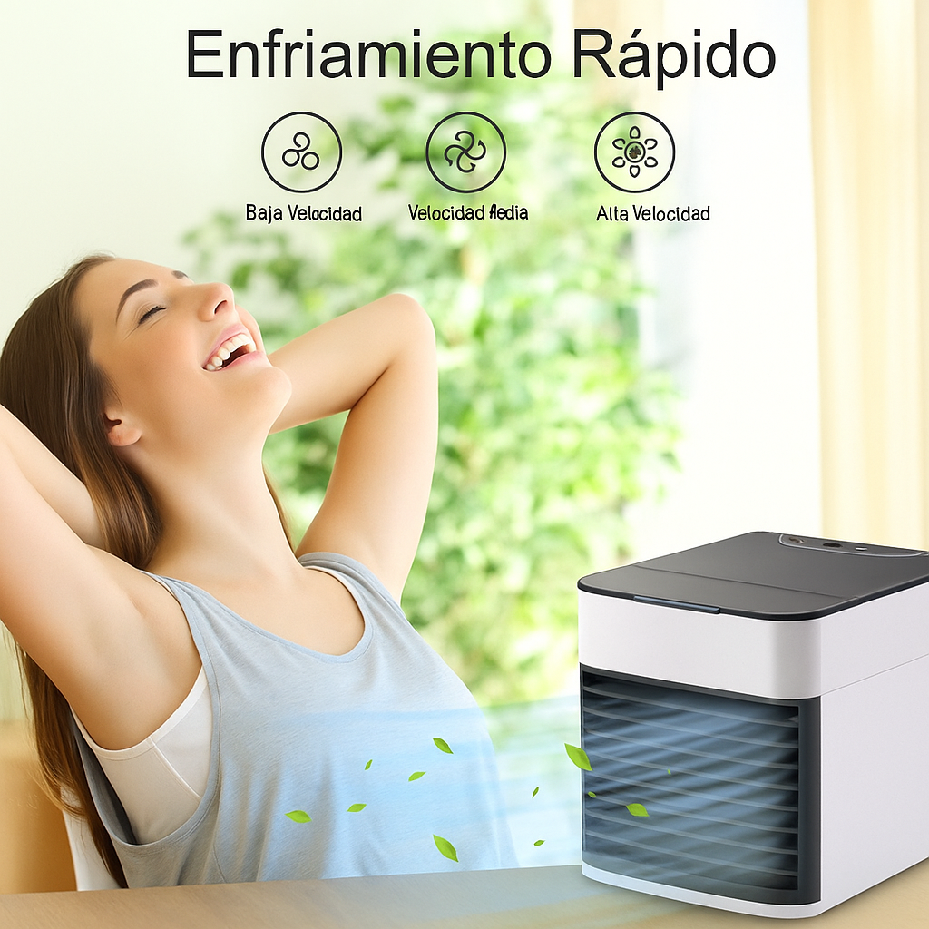 🌬️ Aire Acondicionado Portátil – Tu Solución Minimalista contra el Calor Sofocante ❄️